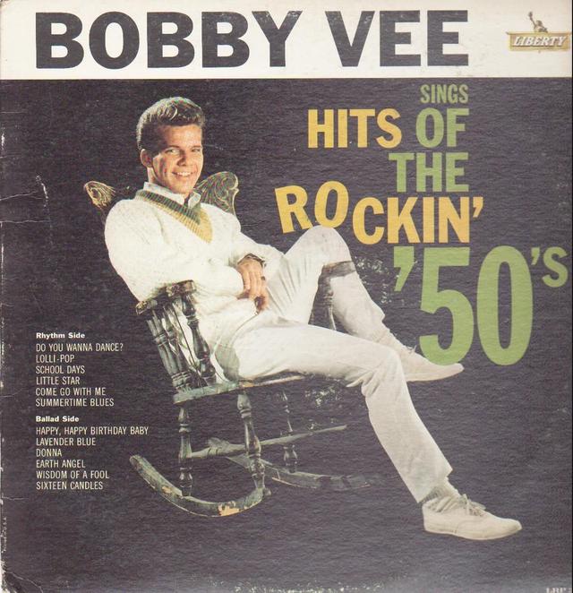 Album cover art for Hits of the Rockin' Fifties