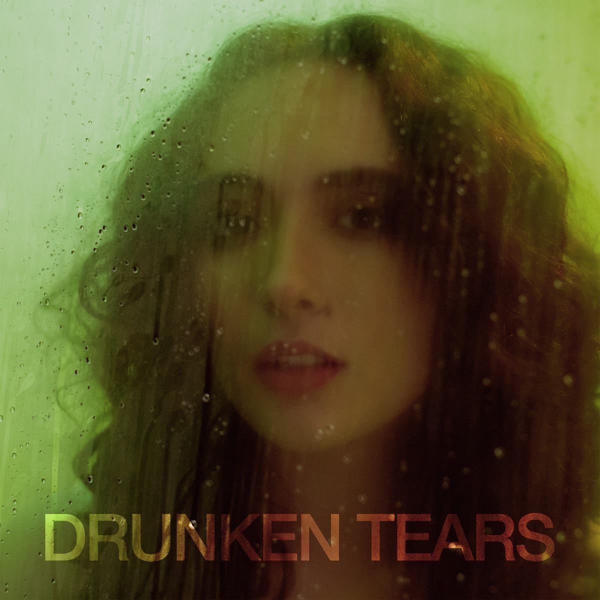 Lyric cover art as blurred background