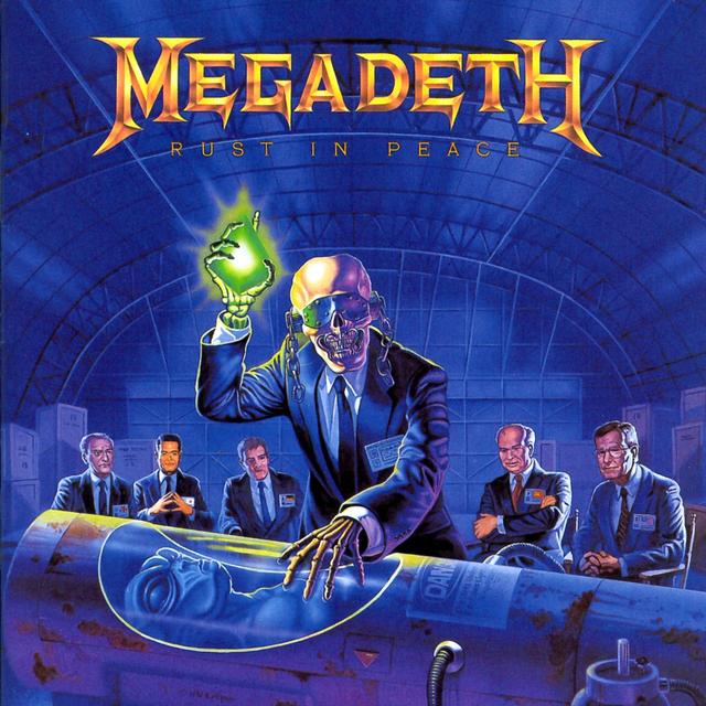 Album cover art for Rust in Peace