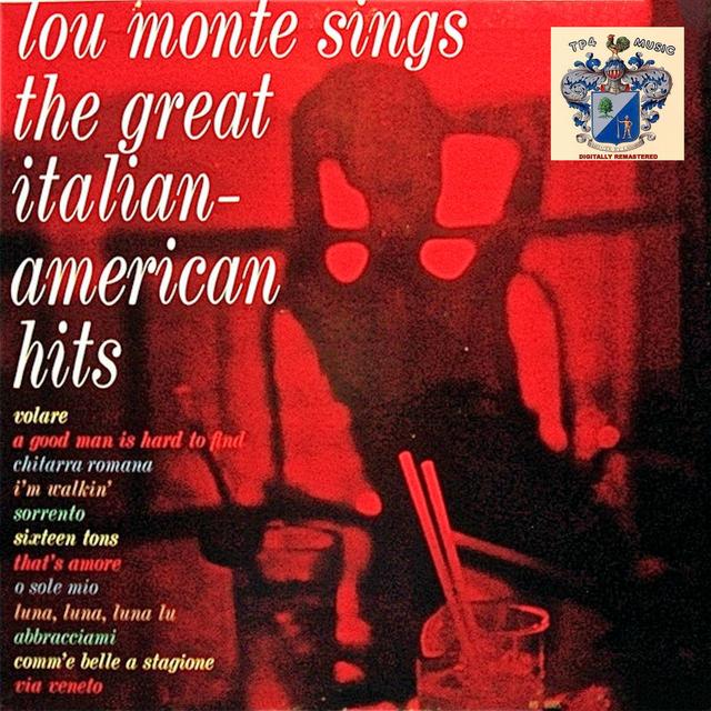 Album cover art for Lou Monte Sings the Great Italian-American Hits