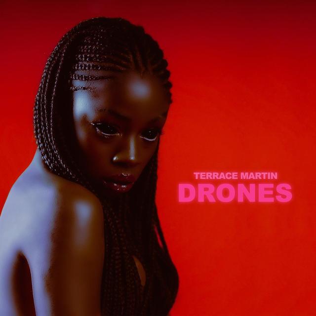 Album cover art for Drones