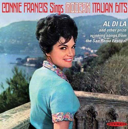 Album cover art for Connie Francis Sings Modern Italian Hits