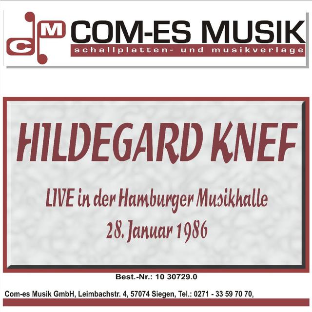 Album cover art for Live In Der Hamburger Musikhalle (28.januar 1986)