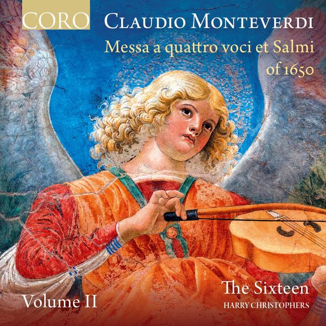 Album cover art for Monteverdi: Messa a quattro voci et salmi of 1650 Volume II