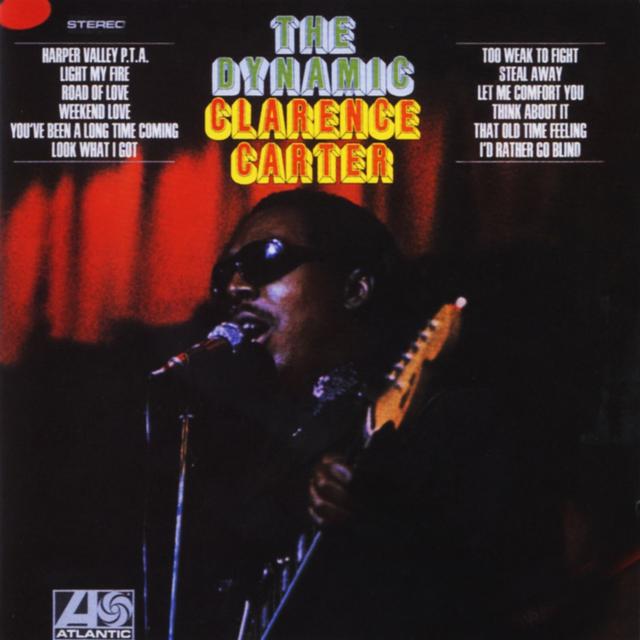 Album cover art for The Dynamic Clarence Carter