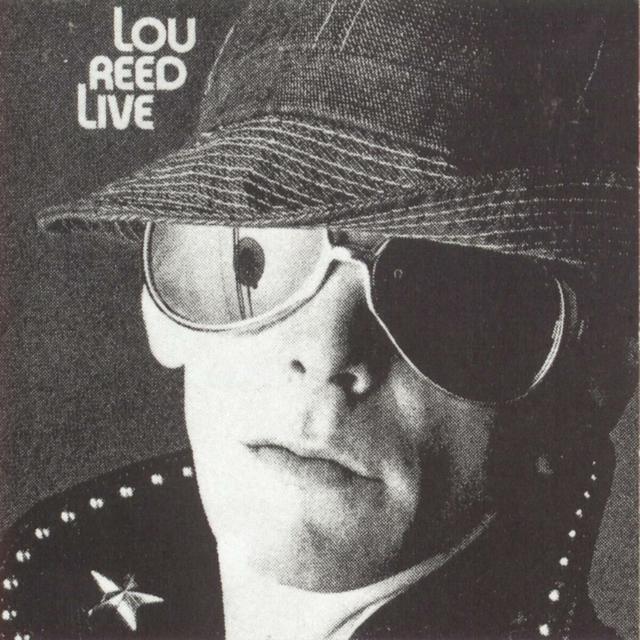 Album cover art for Lou Reed Live