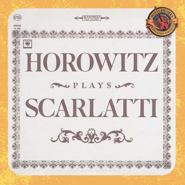 Album cover art for Horowitz Plays Scarlatti