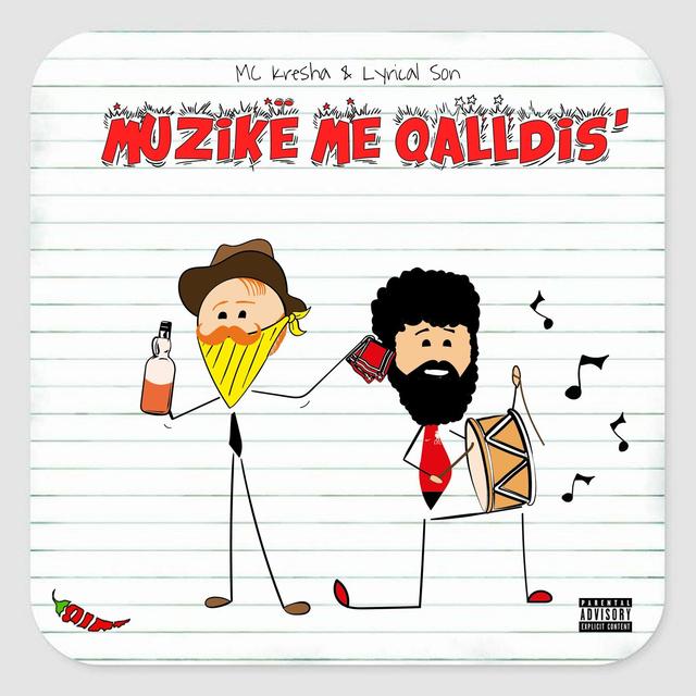 Album cover art for Muzikë me Qalldis'