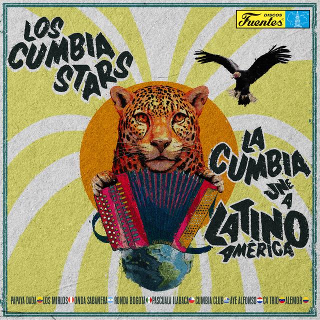 Album cover art for La Cumbia Une a Latinoamérica