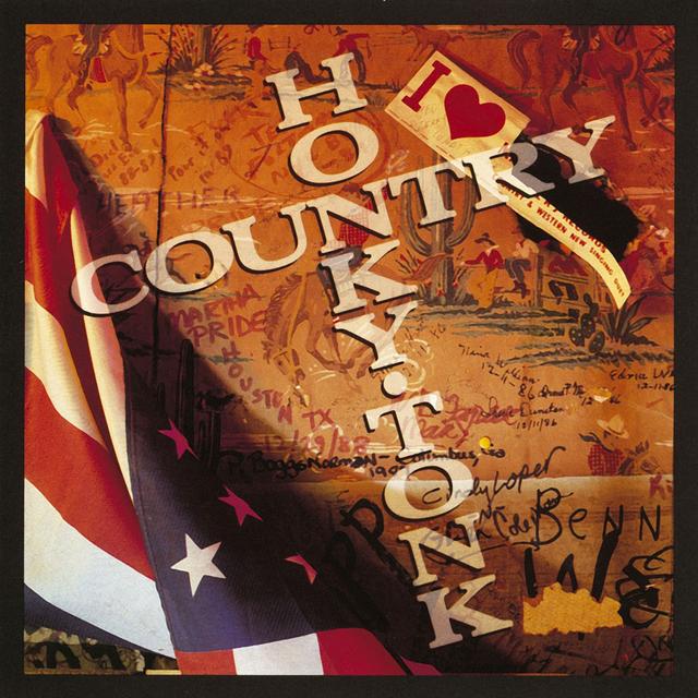 Album cover art for Honky Tonk Country