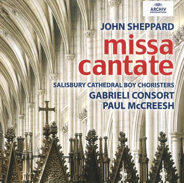 Album cover art for John Sheppard: Missa Cantate