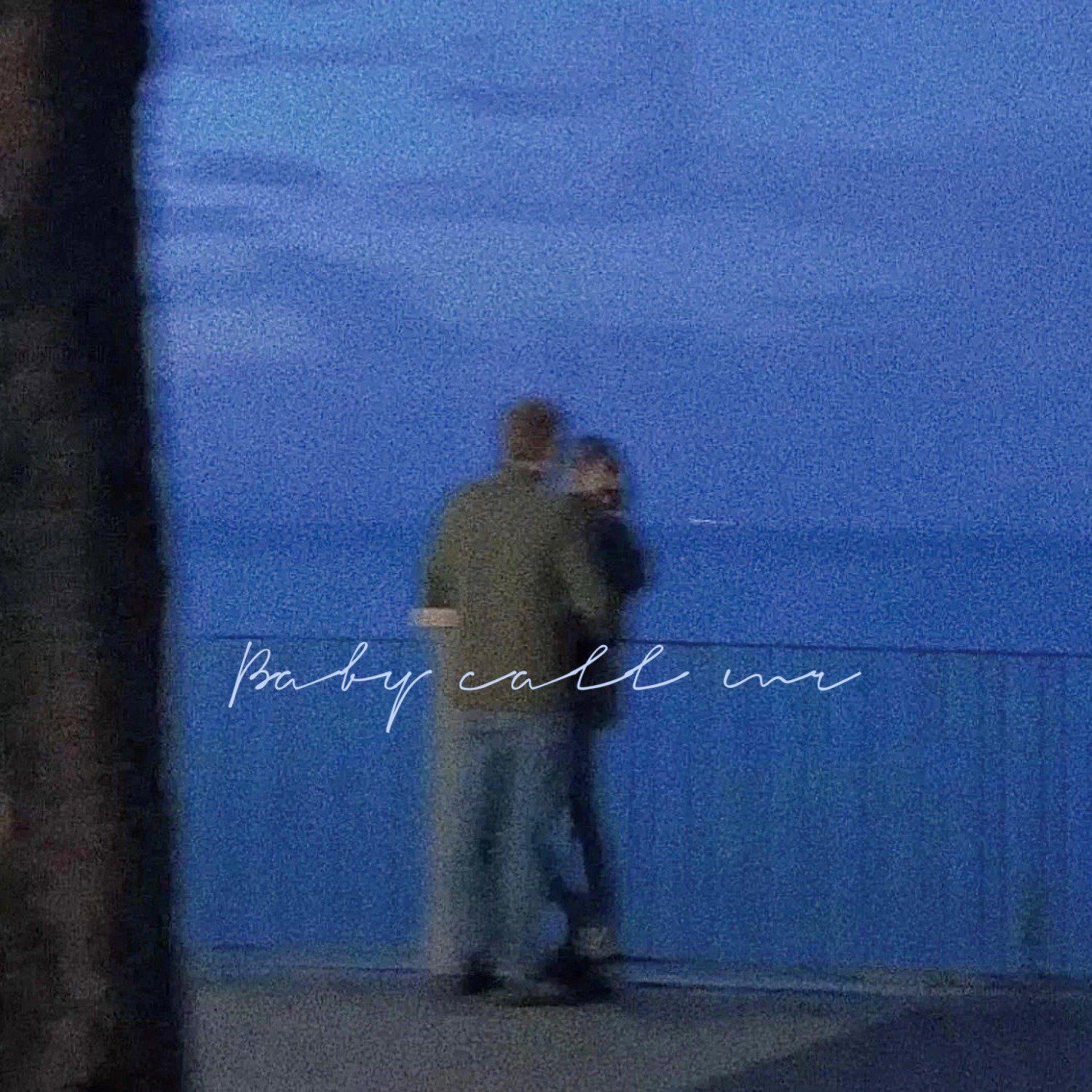 Lyric cover art as blurred background