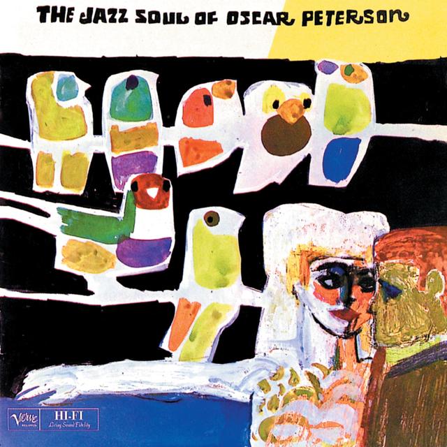 Album cover art for The Jazz Soul of Oscar Peterson