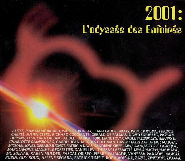 Album cover art for 2001 : L' Odyssée des Enfoirés