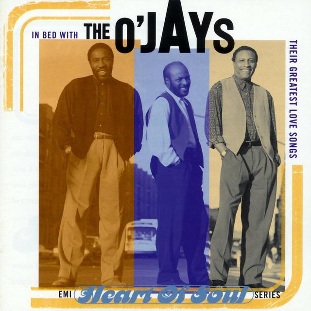 Album cover art for In Bed with the O'Jays: Their Greatest Love Songs