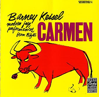 Album cover art for Kessel Plays Carmen