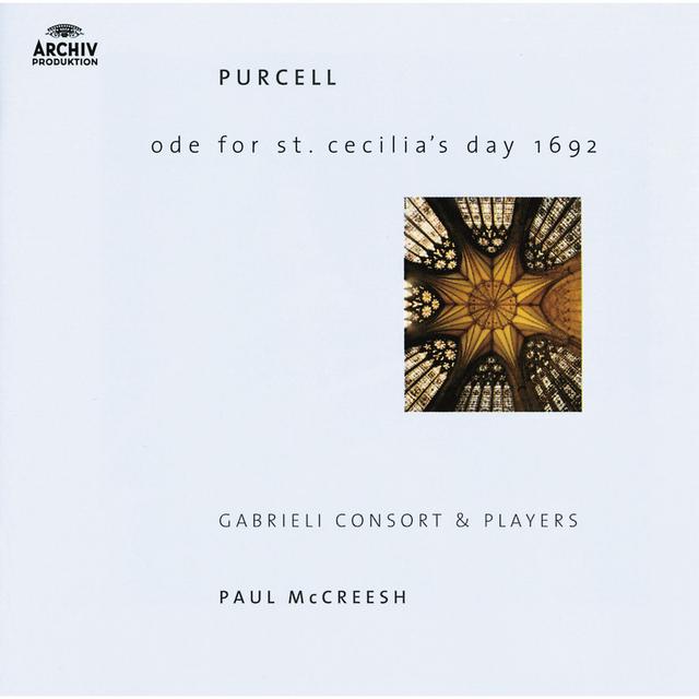 Album cover art for Purcell: Ode for St. Cecilia's Day, 1692