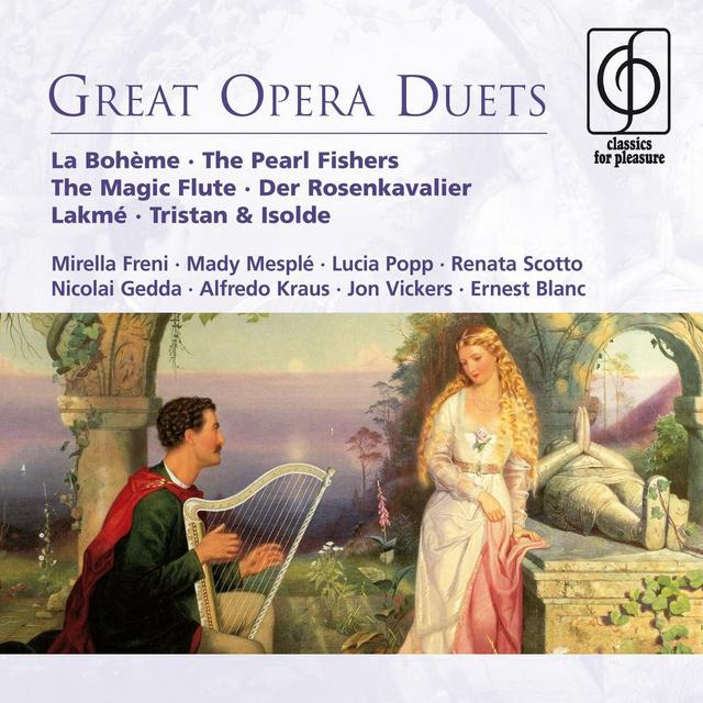 Album cover art for Great Opera Duets