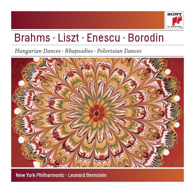 Album cover art for Brahms: Hungarian Dances Nos. 5 & 6; Liszt: Les Préludes; Hungarian Rhapsodies Nos. 1 & 4; Enescu: Romanian Rhapsody No. 1