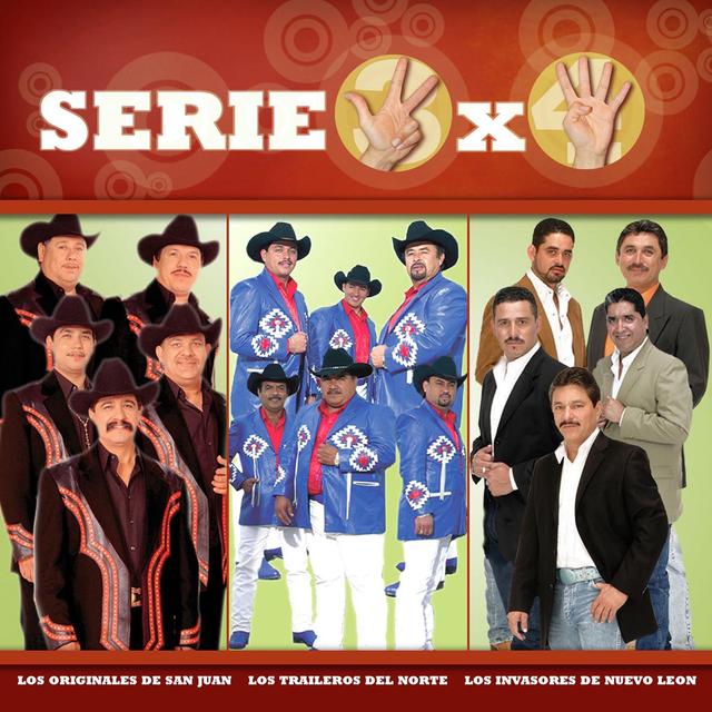 Album cover art for Serie 3x4 (Los Originales, Los Invasores, Los Traileros)