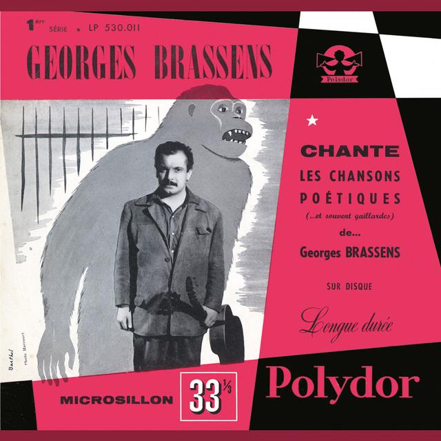 Album cover art for N° 1 : Georges Brassens Chante les Chansons Poétiques (... Et Souvent Gaillardes) de... Georges Brassens