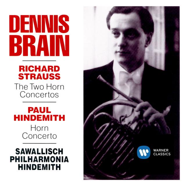 Album cover art for R. Strauss/Hindemith: Horn Concertos