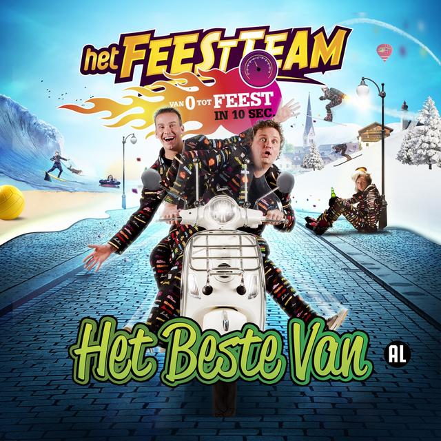 Album cover art for Feest en Flauwekult