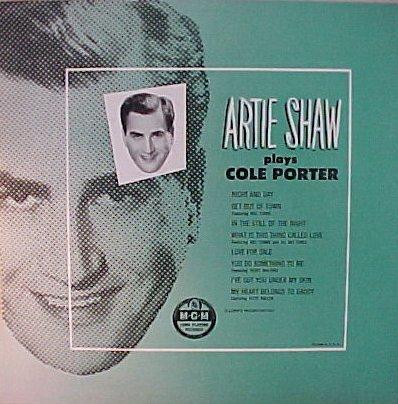 Album cover art for Artie Shaw Plays Cole Porter