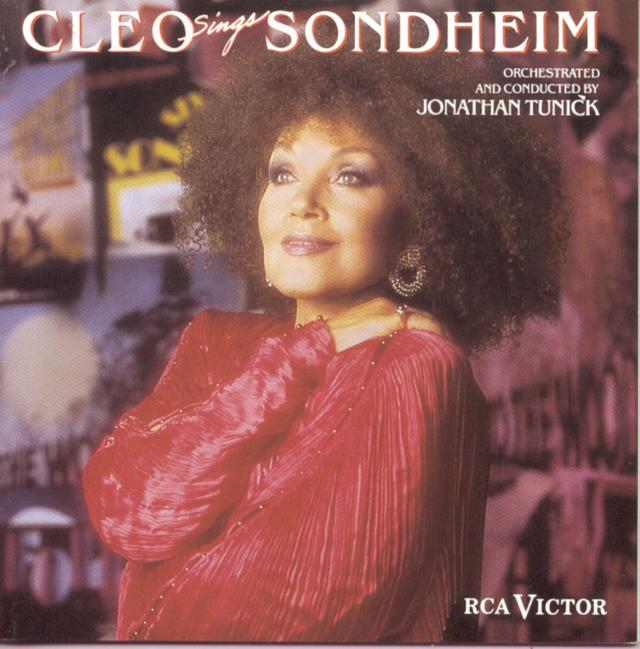 Album cover art for Cleo Laine Sings Sondheim